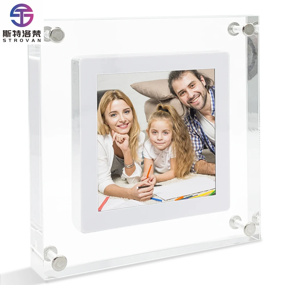 4 inch 7 Inch Desk Digital Frame Portaretrato Digital Album Video LCD Acrylic Digital Photo Frame