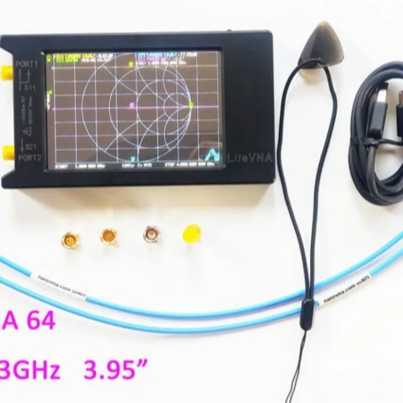 2.8 Inche/4 Inche LiteVNA 6GHz Vector Network Analyzer 50KHz~6.3GHz Antenna Analyzer 4” TFT LCD Shortwave MF HF VHF VNA