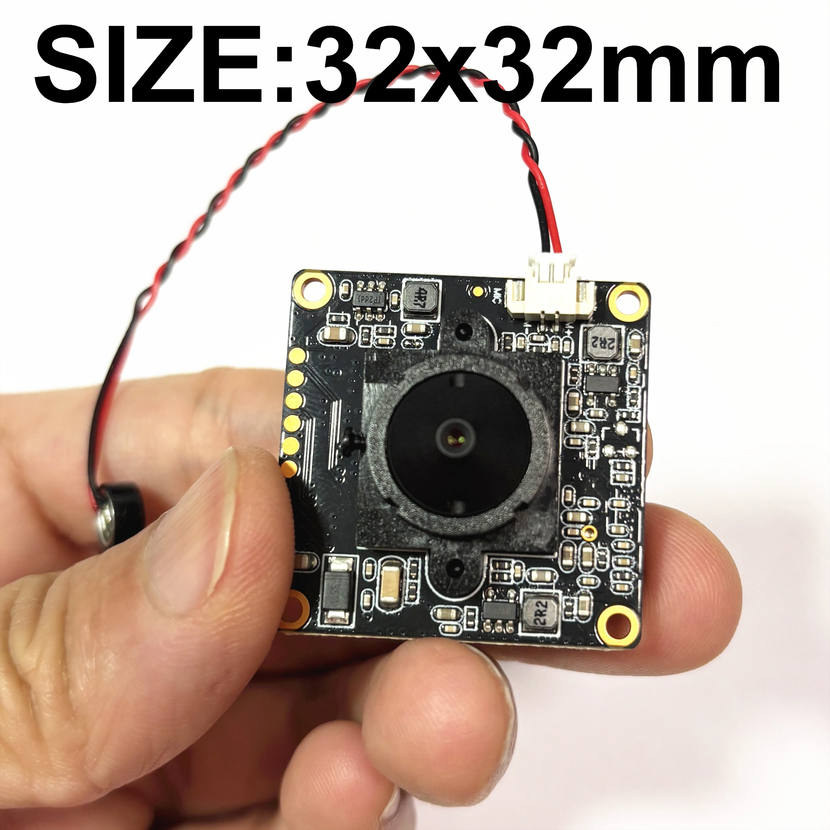 32x32mm RTSP Mini IP Camera Module 2MP 1080P 3MP 2304*1290 Low Illumination ONVIFP2P Face Detection Radiator