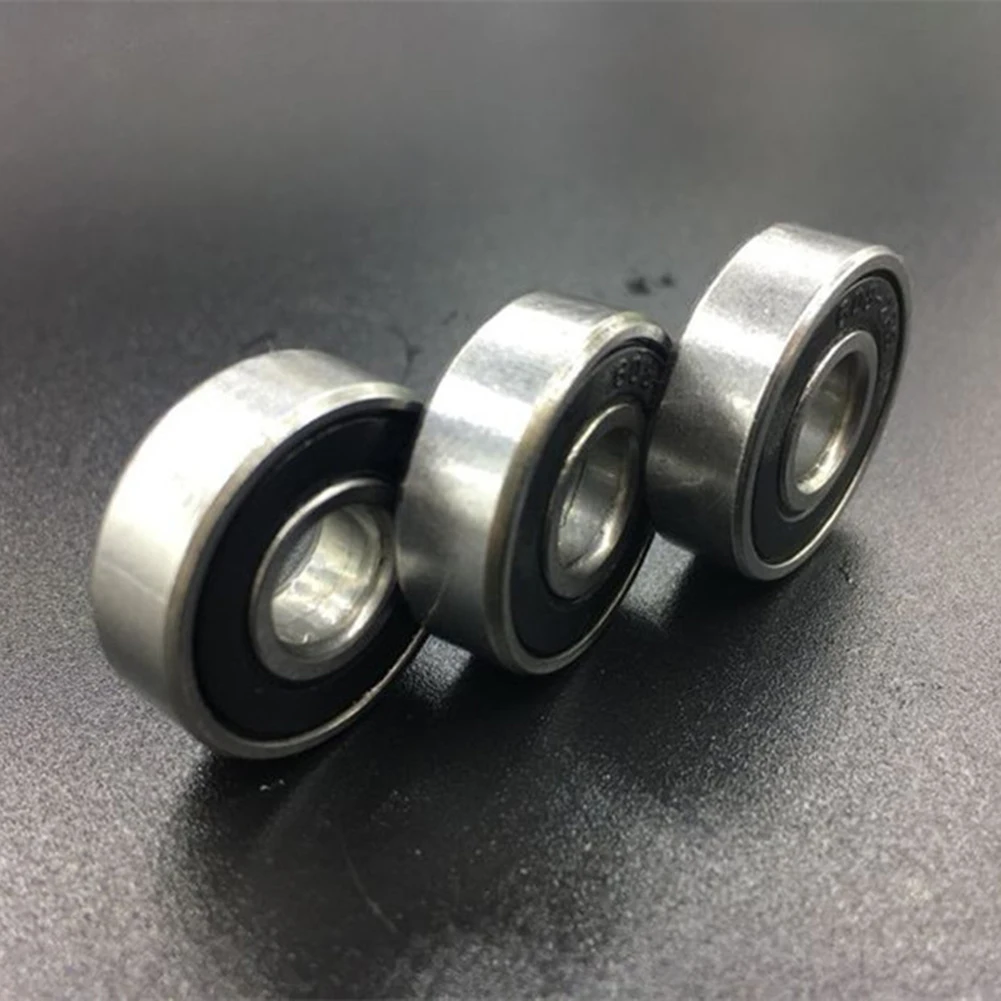 10pcs/set 608-2RS Inline Skates Bearings Anti-rust Scooters Bearings Deep Groove Multi-function Durable for Roller Blade Skates