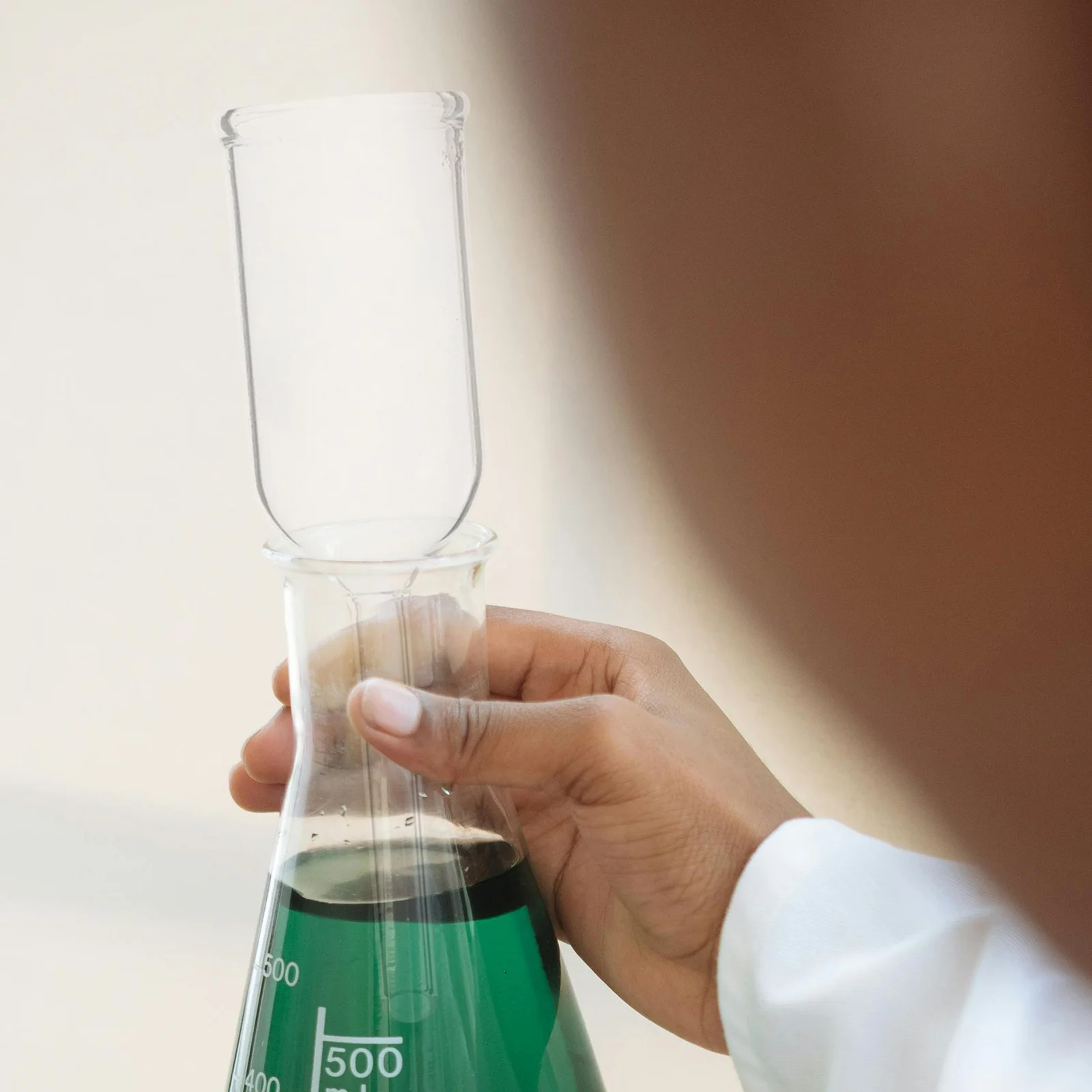 

Scientific Filtration Funnel Glass Funnelf Funnels for Liquids Filling Bottles Laboratory Small