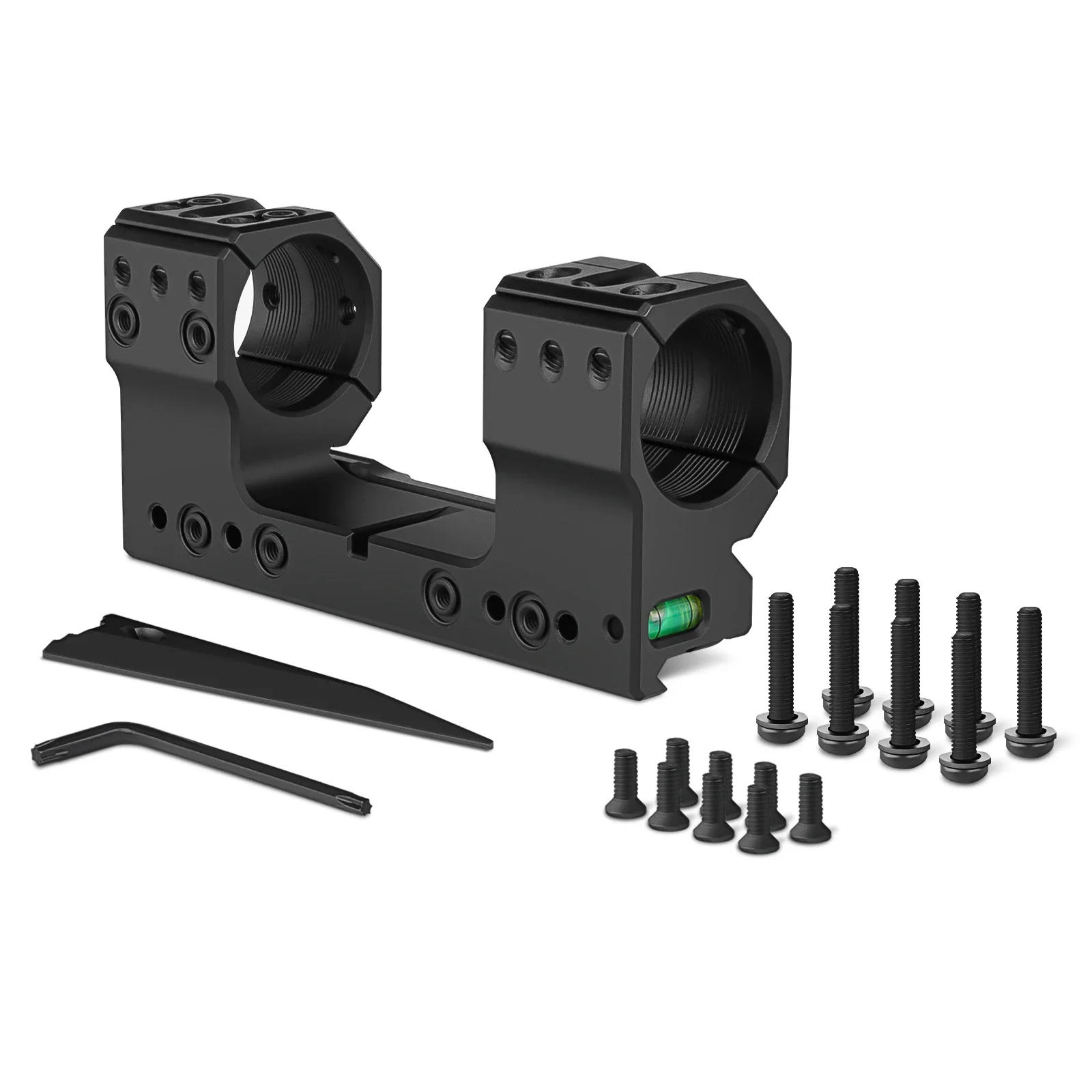 30mm Tube Riflescope 38mm Height 1.5inch 20mm Rail Mount with Surfaces For Red Dot Sight Accessories