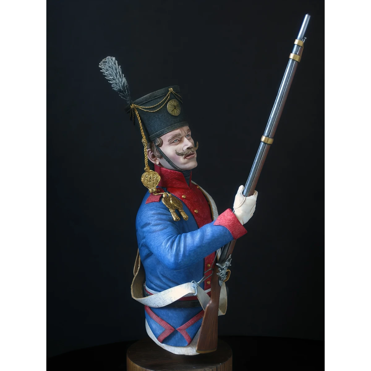 

Набор неокрашенных моделей из смолы в масштабе 1/10, военная тематика, бюст. Военная полиция Легиона Таварчи, в разобранном и неокрашенном виде, GK