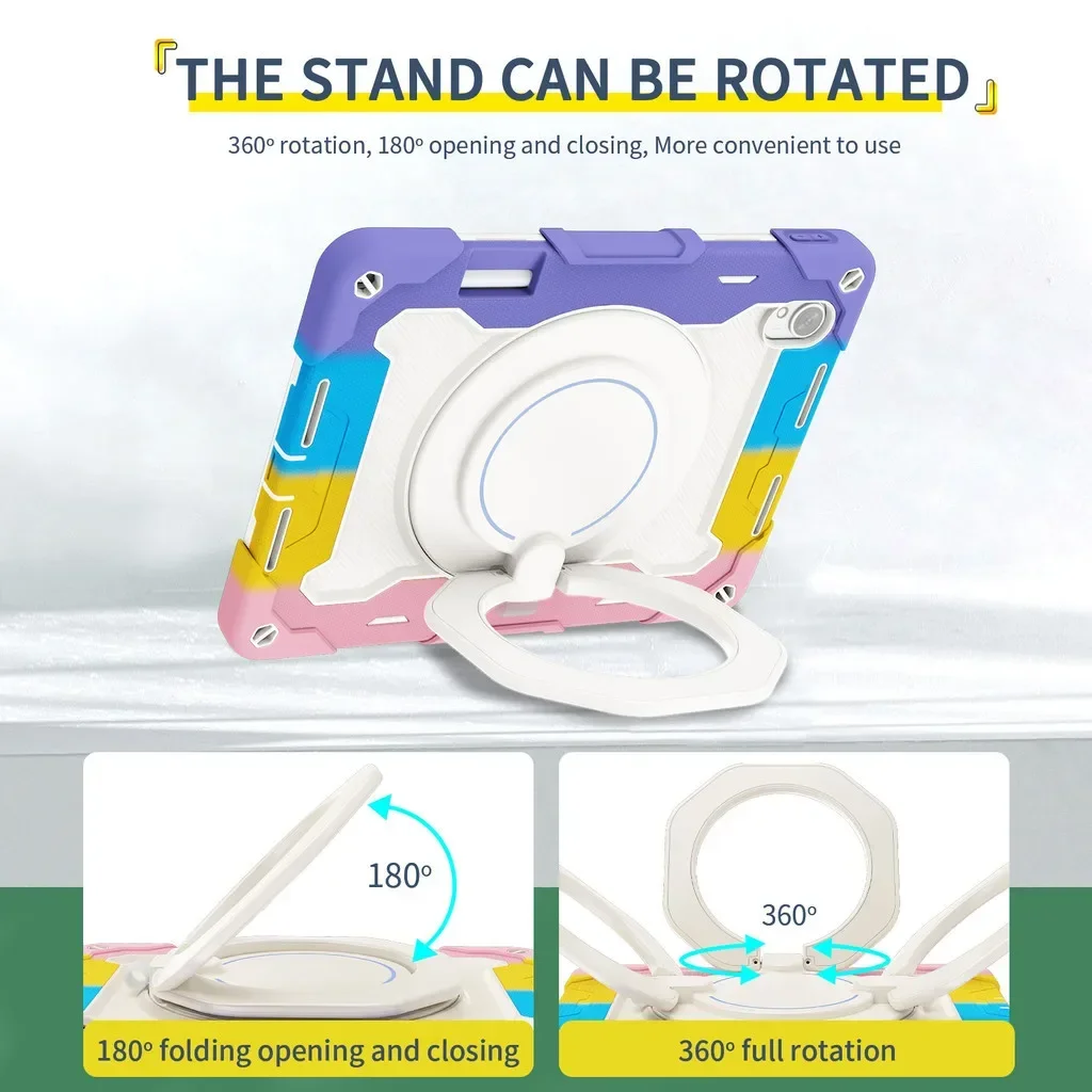 Pop Kids Armor Kickstand Case For New Redmi Pad 2 2025 SE 11 Inch Pro12.1 2024 ShockProof Cover For XIAOMI Pad 7 6 5 Pro Stand F