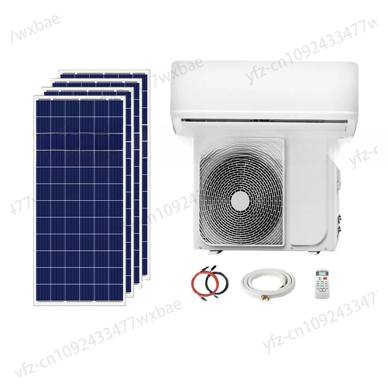 Efficient DC Solar Panel Off Grid Solar Air Conditioner Manufacturer 24000btu Inverter Split Wall Mounted for Home