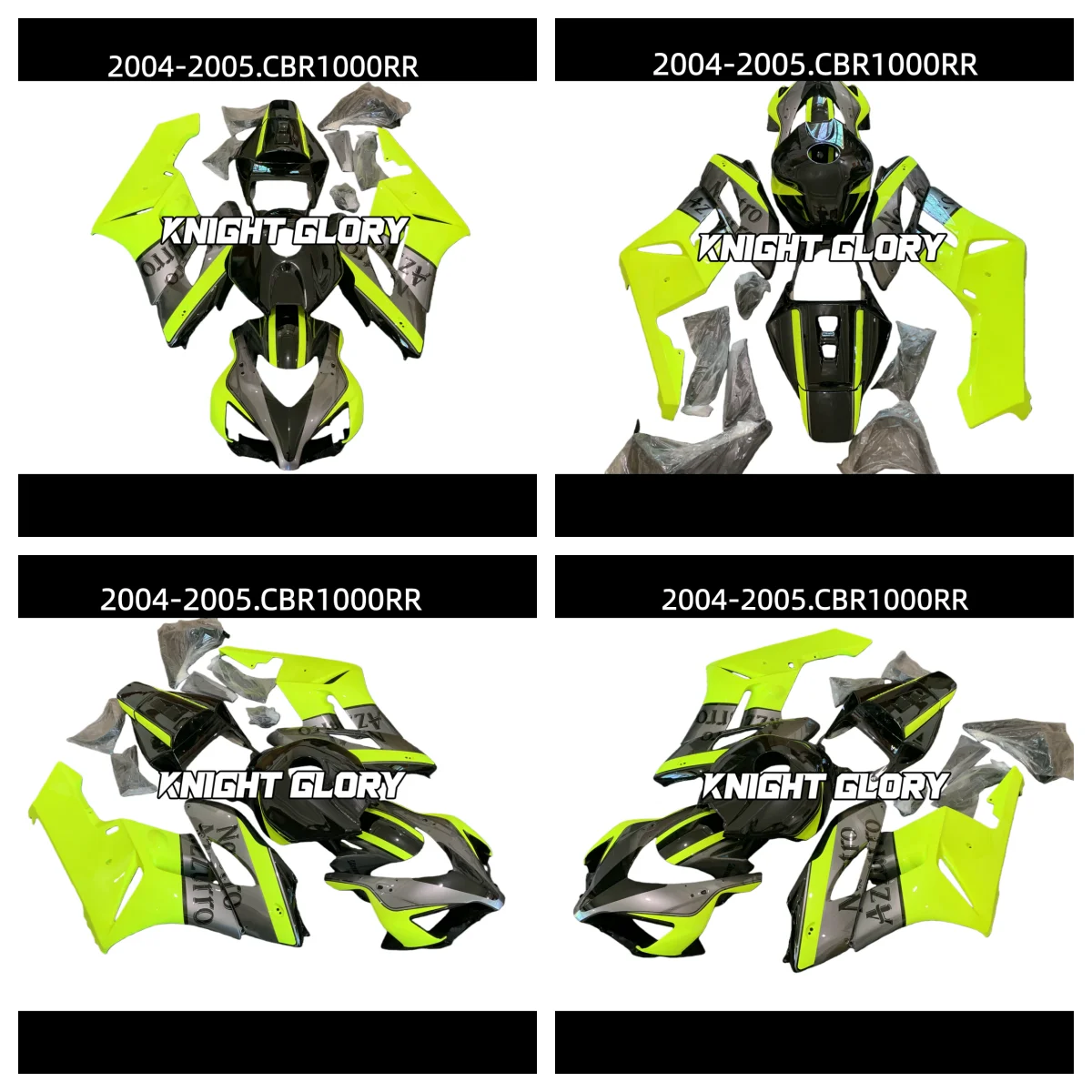 

Комплект пластиковых чехлов для мотоциклов, подходящий для моделей CBR1000RR 2004-2005, высококачественный комплект из АБС-пластика, литой под давлением.