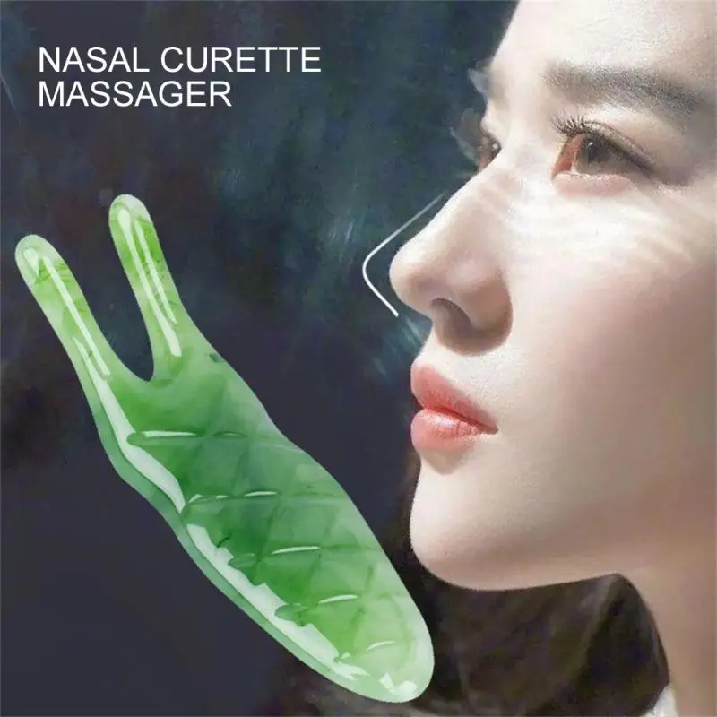 Nasal Scraper Make The Face Naturally Healthy Puffiness And Dark Circles Tighten And Tone Skin. Improve Skin Elasticity