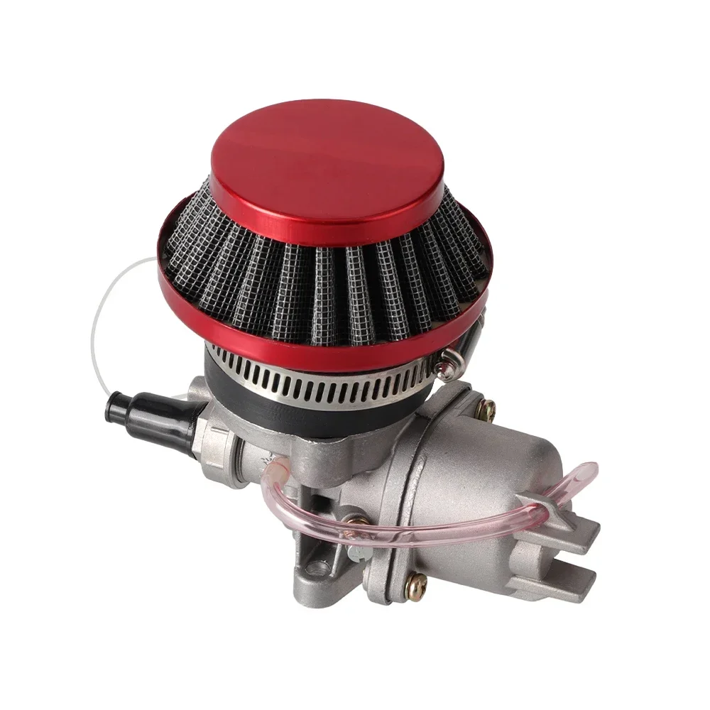 Mini Motorcycle Carburetor Carb Carby 44mm Air Filter Suitable for 2-Stroke 43cc 47cc49cc Engine Pocket Bike ATV Four-Wheel Kart