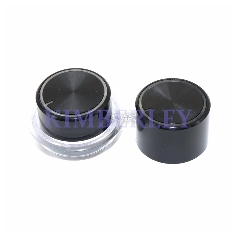 2PCS 30*19MM Transparent Knob Cap Potentiometer Knob Cap Straight Knob Cap Plum Shaft Volume Knob Cap