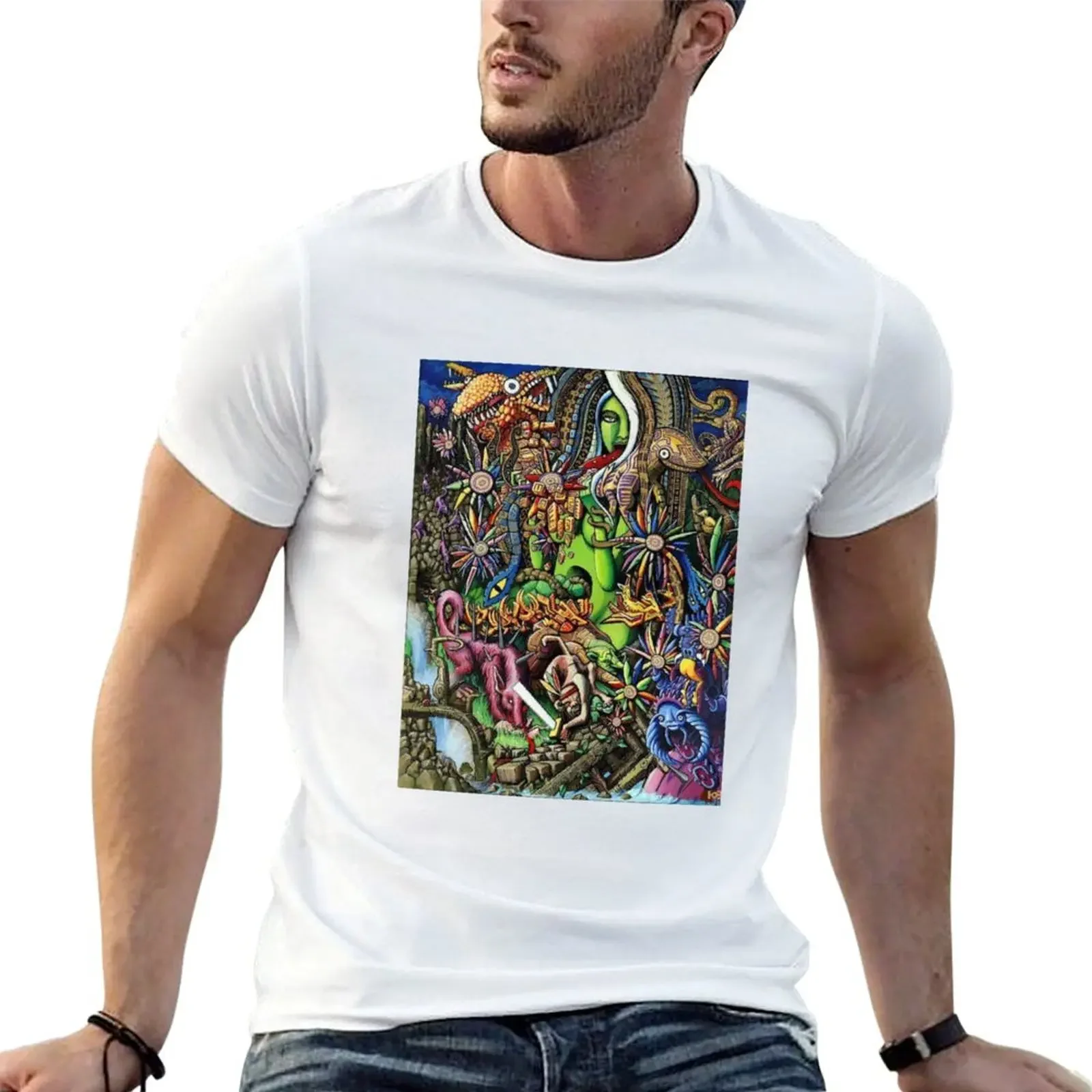 Animal DMT T-Shirt anime t shirts oversized mens funny t shirts