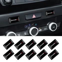 10pcs Multifuctional Epoxy Sticker Car Interior Decoration Decal For Nissan Nismo Tiida Teana GTR Maxima Micra Murano Note TIIDA