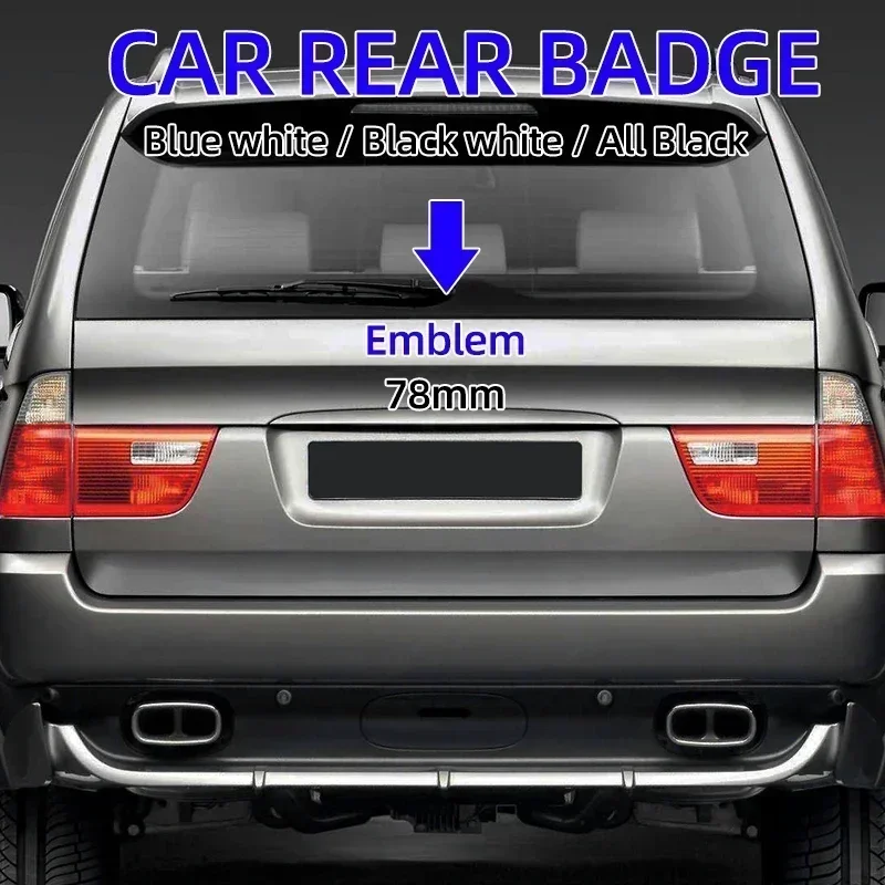 1 шт. 78 мм 2 контакта 51141970248 Эмблема багажника автомобиля значок Логотип Аксессуары Для BMW E66 E53 X5 E71 F25 E70 F26 F15 F16 F10