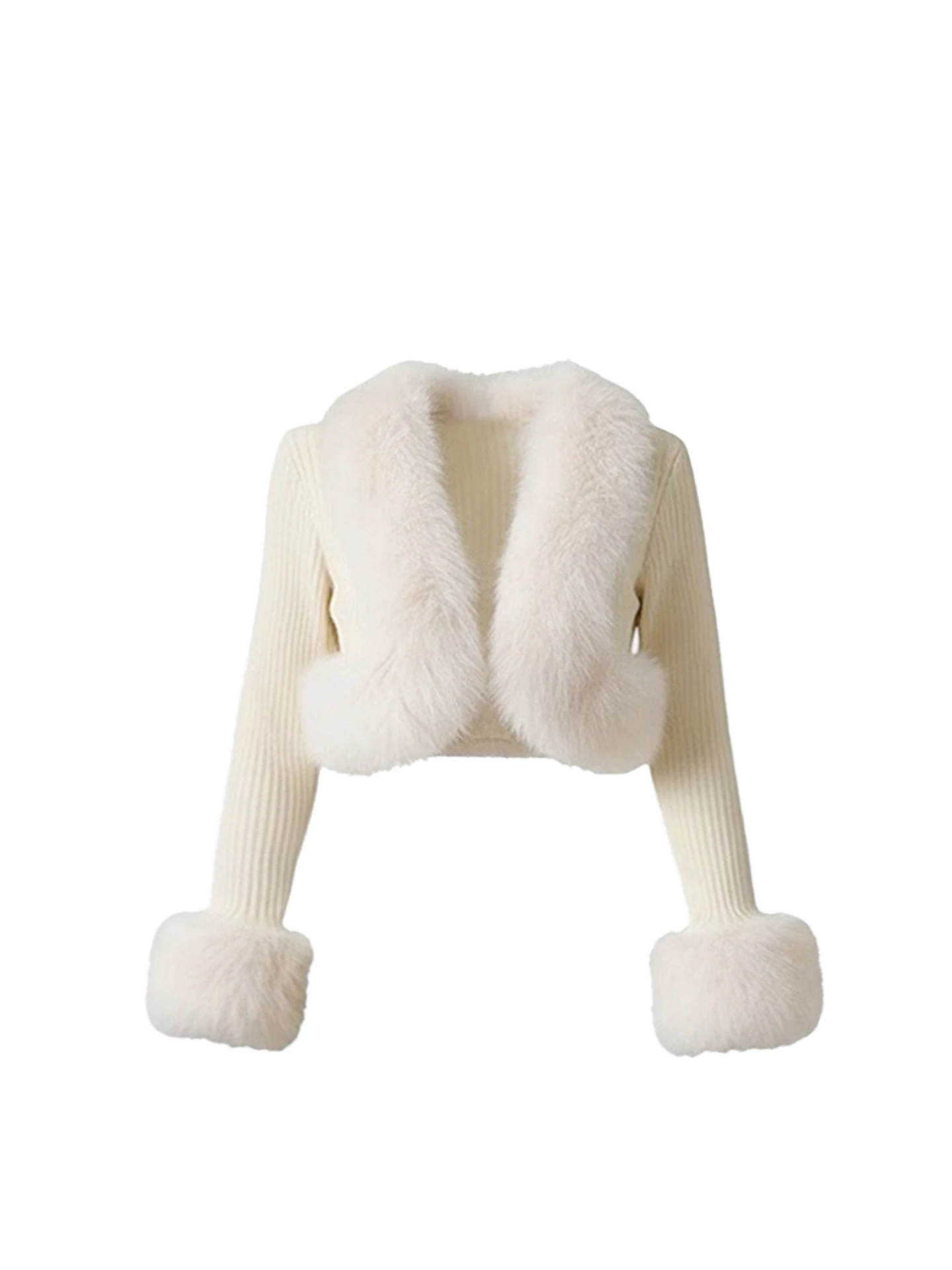 HEZA Chinese Sle harige jas en rok set dames body ape ow off split wrap around rok lang Sve lang Dr