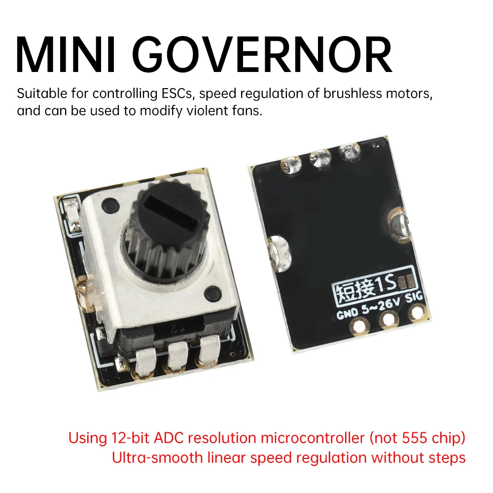 Mini Steering Gear Tester Servo Tester Brushless Motor ESC Controller PWM Checker Drive For FPV RC Plane Car DIY Fan