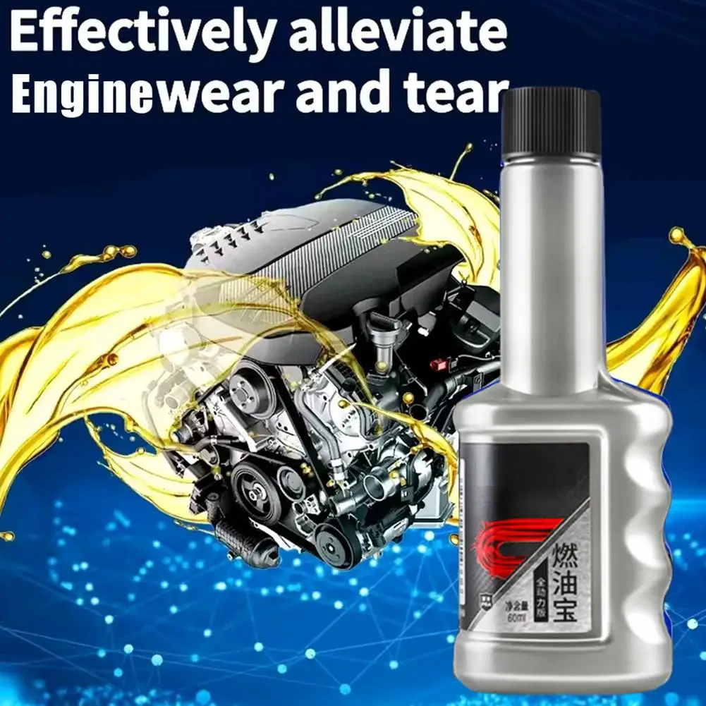 60ml Engine Carbon Cleaner Engine Carbon Deposit Remover Cleaner Catalytic Three-way Engine Booster Catalyst Converter I0G1