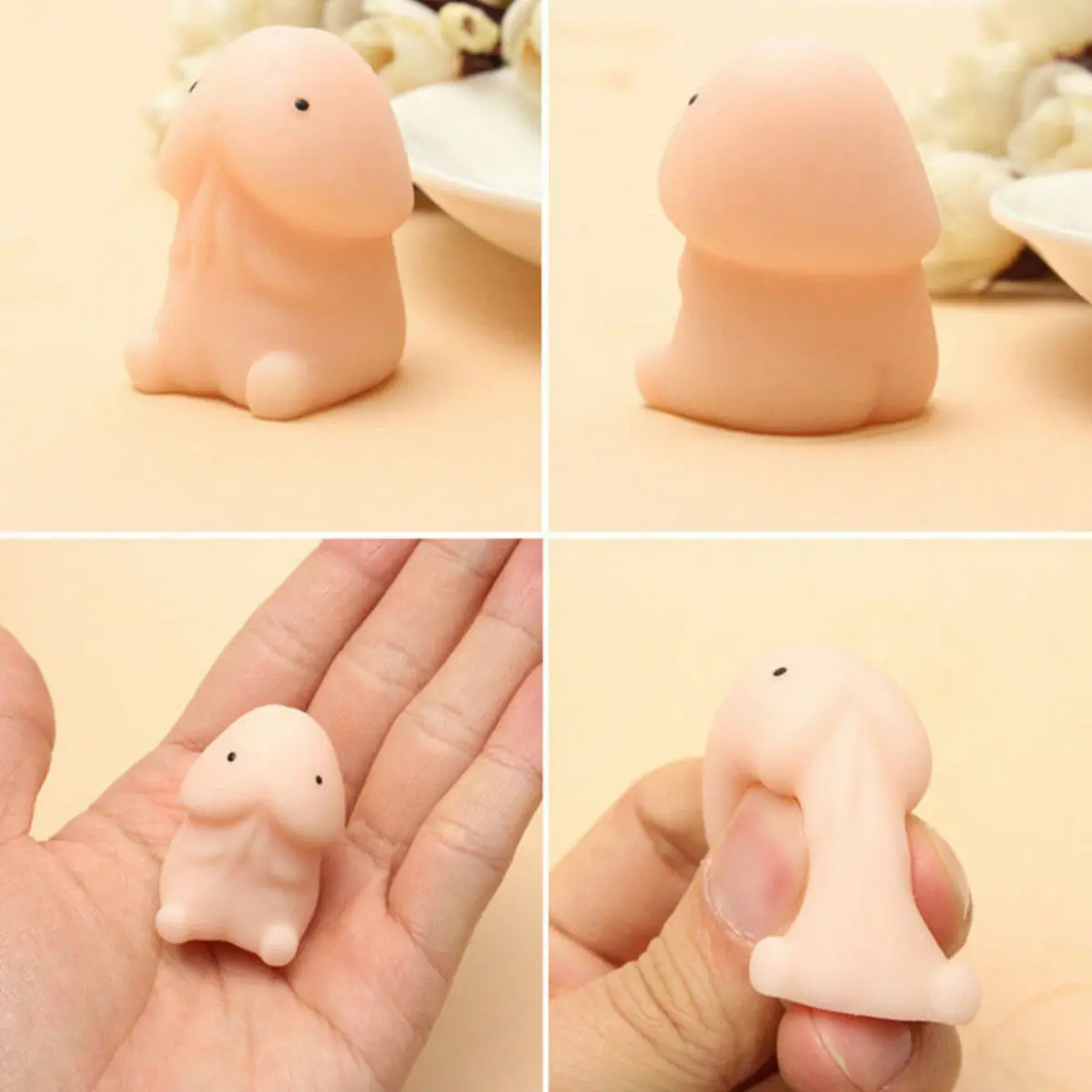 1X Mochi Dingding Squishy Focus Squeeze Abreact Healing Toy Fun Joke Gift