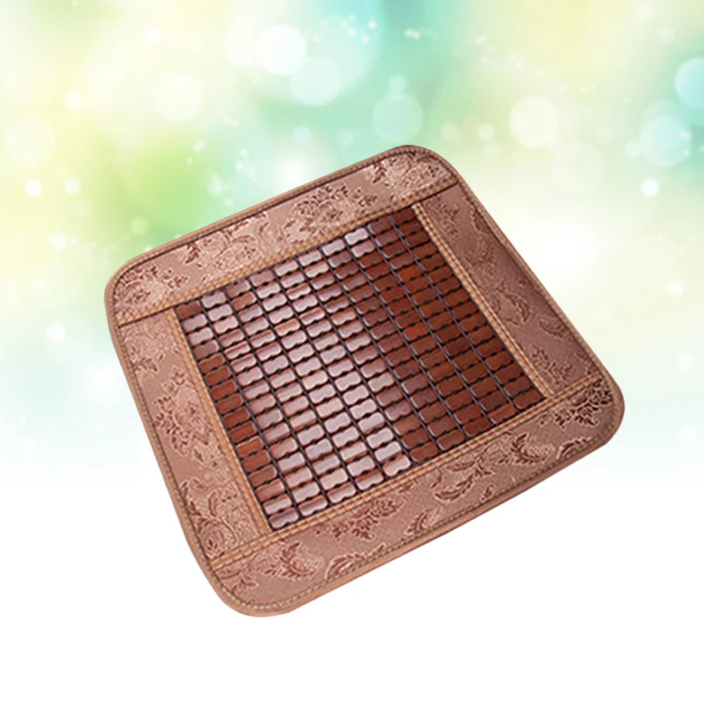 

1PCS Universal Seat Cover Summer Mahjong Mat Car Seat Cushion Cool Breathable Non-Slip Bamboo Mat for Office Dining Chair Car Se