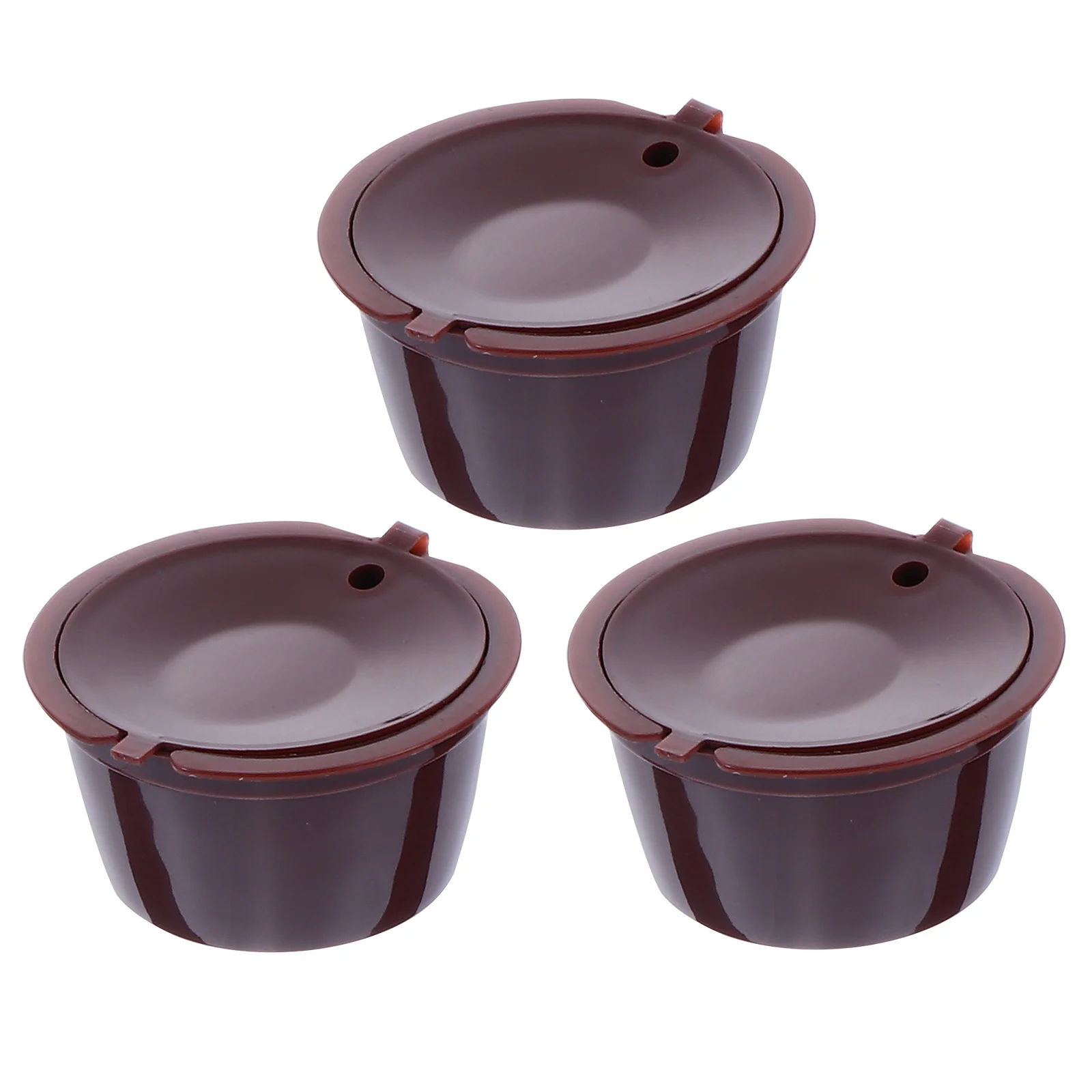 

3 Pcs Filter Coffee Filter Cups Cup Reusable Plastic Capsule Small Filters Gifts Packaging Eco Friendly