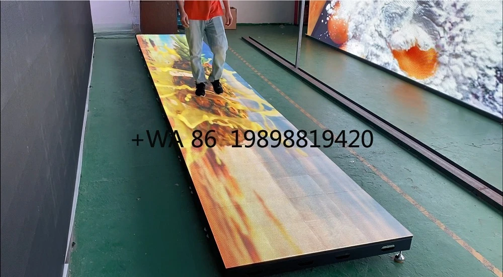 

Экран PAutomatic Induction IP65 для свадебных вечеринок, модных шоу, образования, уличной светодиодной танцевальной напольной плитки