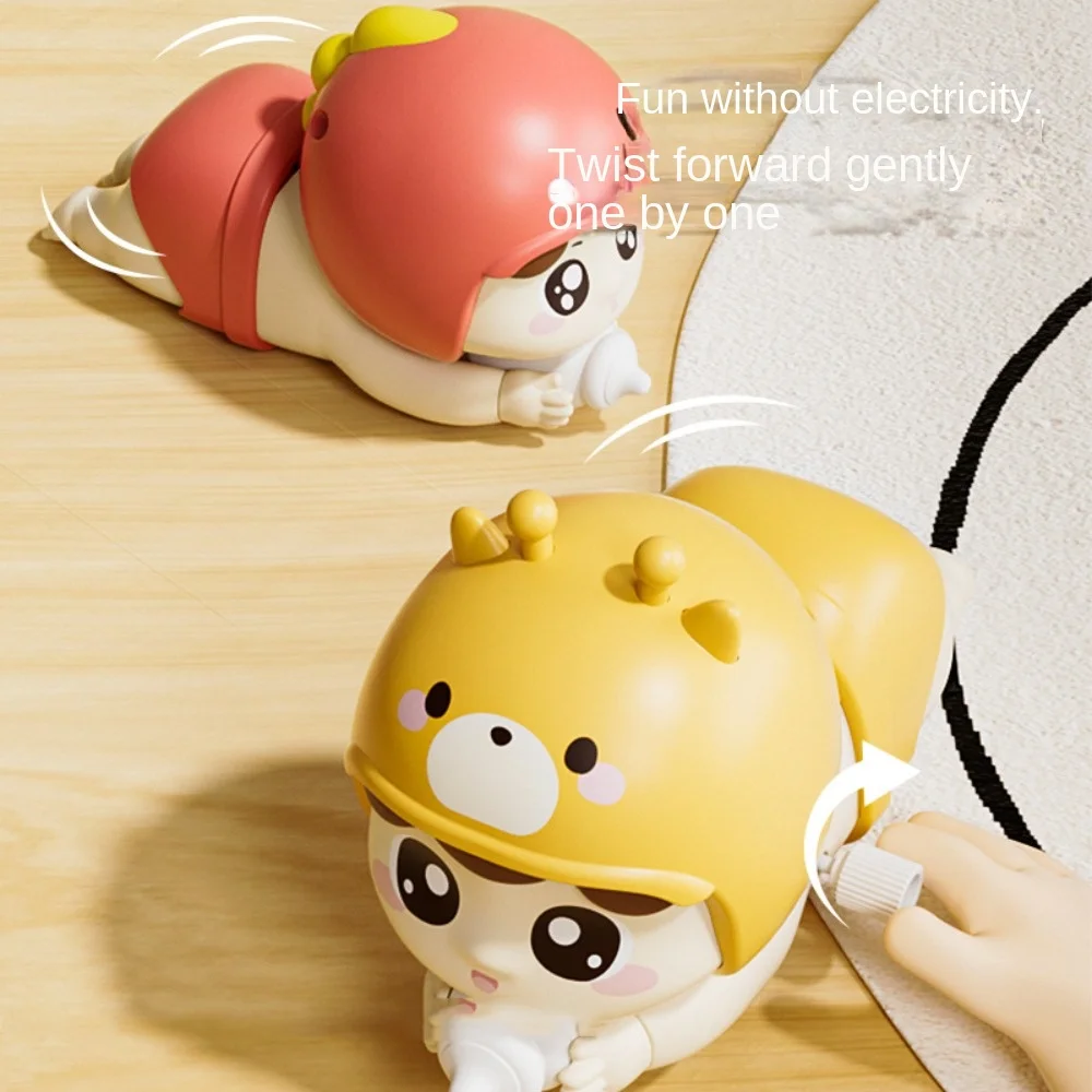 

Learning Crawling Doll Bottle Baby Clockwork Toys Climbing Animal Wind-up Toy Interactive Funny Clockwork Model Training