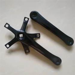 130 BCD Crank 152/165/170 MM 5 Bolts Folding Bike Crankset Aluminum Alloy Bicycle Parts BMX Road CrankArm Chain Wheel Black