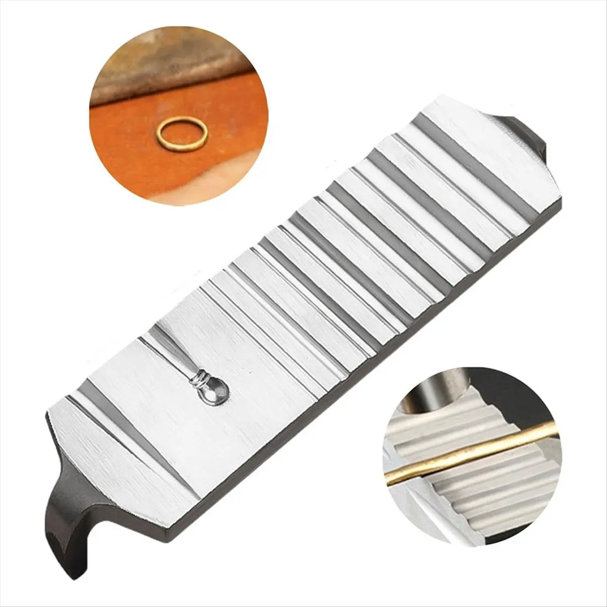 كتلة ABQR Swage لملحقات معدات صنع المجوهرات أخاديد نصف دائرية من الحديد لصنع السوار أ