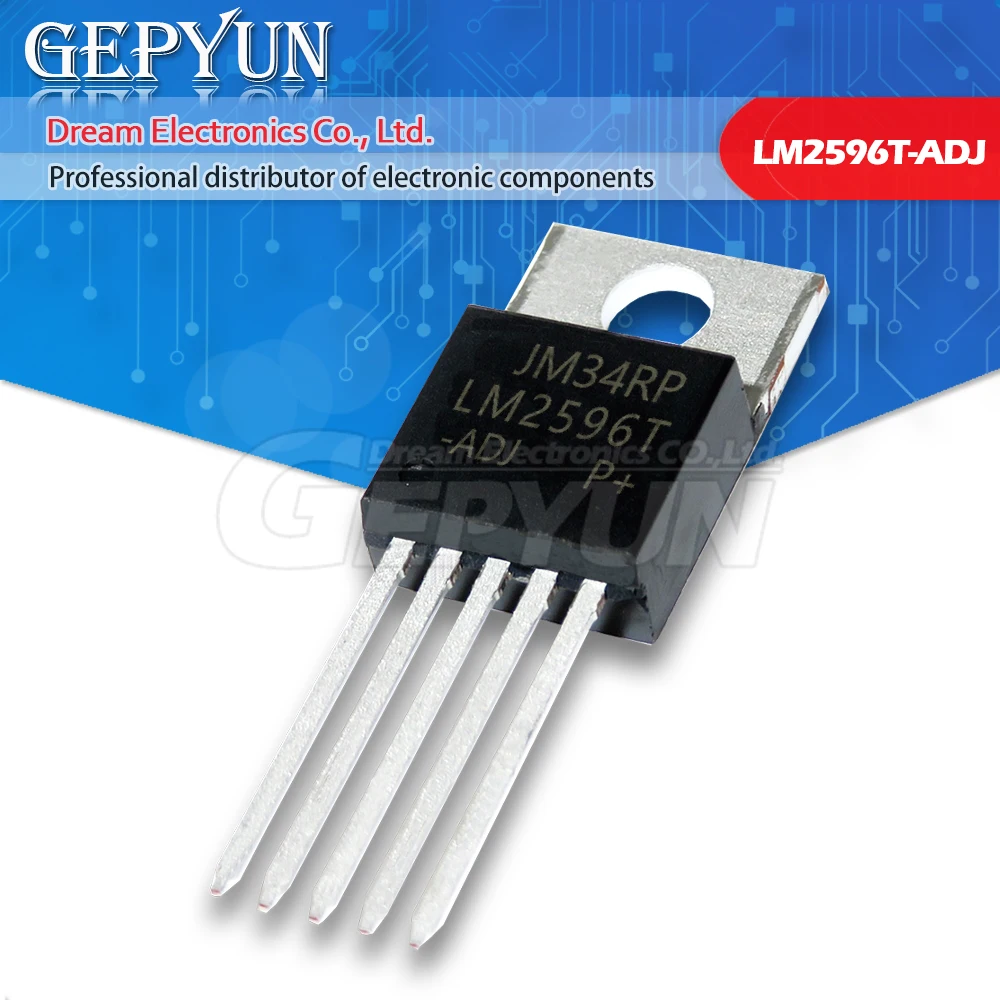 10pcs LM2596T-ADJ LM2596T LM2596 2596T-ADJ Power Converter IC TO-220