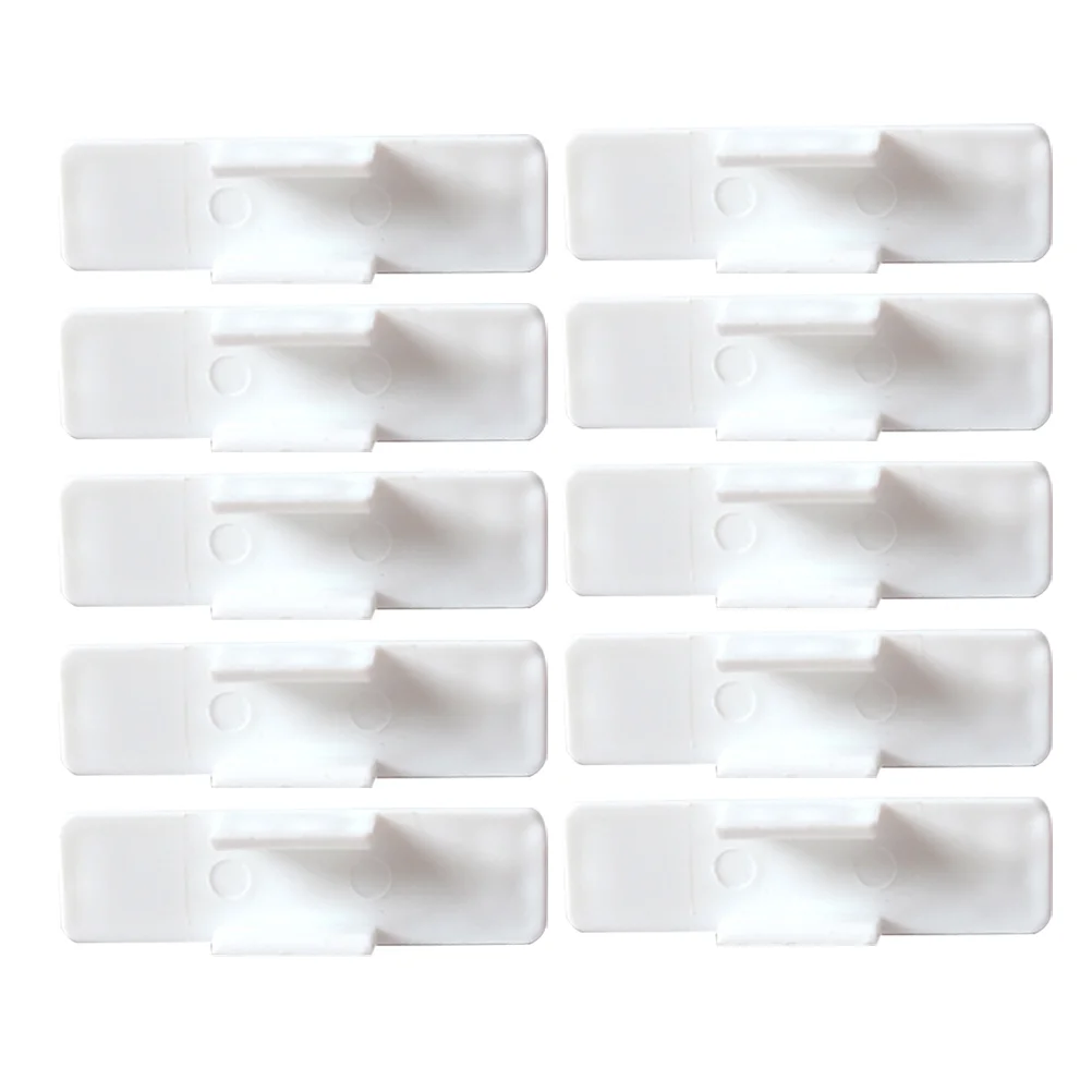 

10 Pcs Pen Clips Holder Self Adhesive Sponge Foam Universal Clip Strong Adhesion Gel Marker Whiteboard Journal Plastic