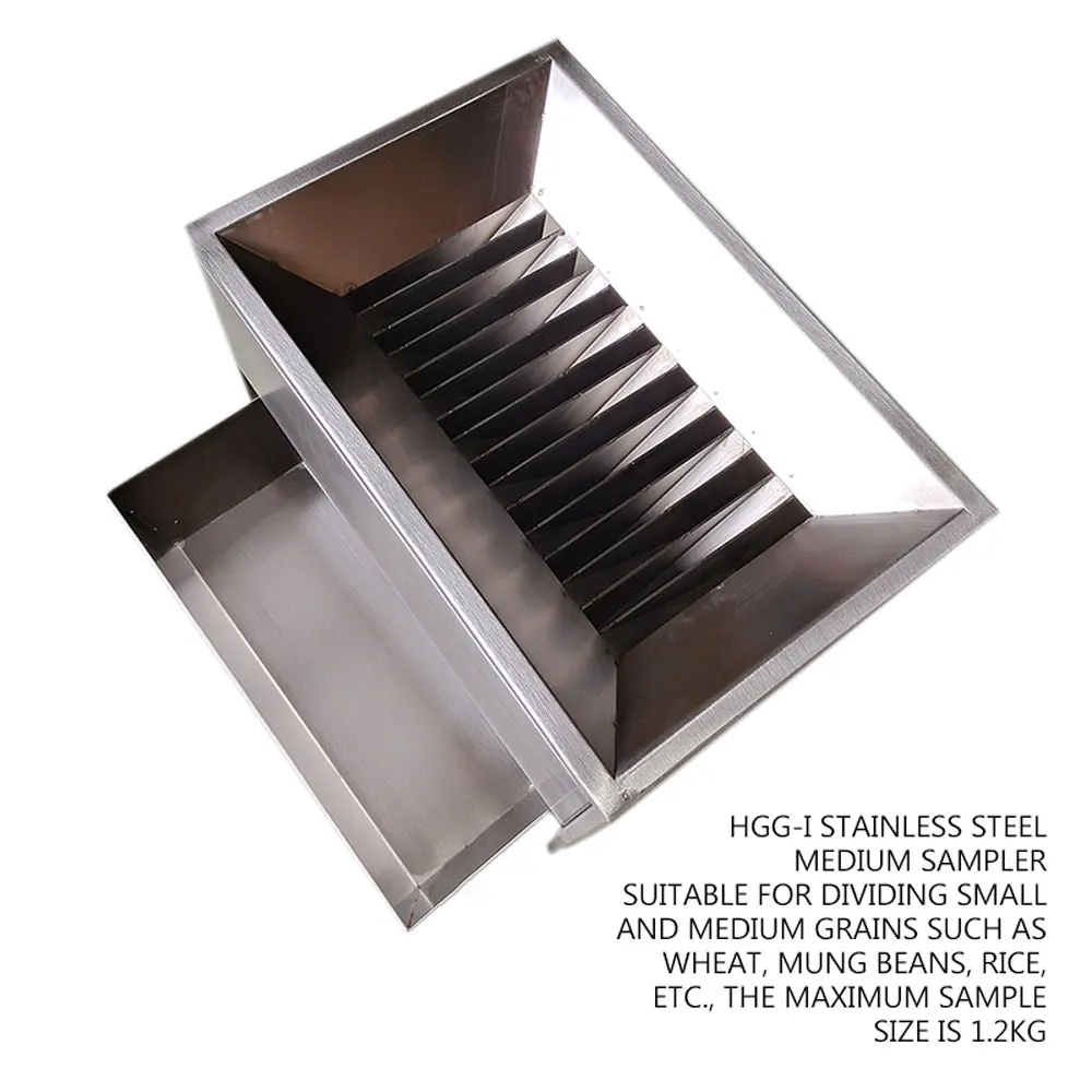 2026 Grain Screening Machine 12/16 grids Grain sampler Stainless steel horizontal format HGG-I/HGG-II for grain corn seed wheat
