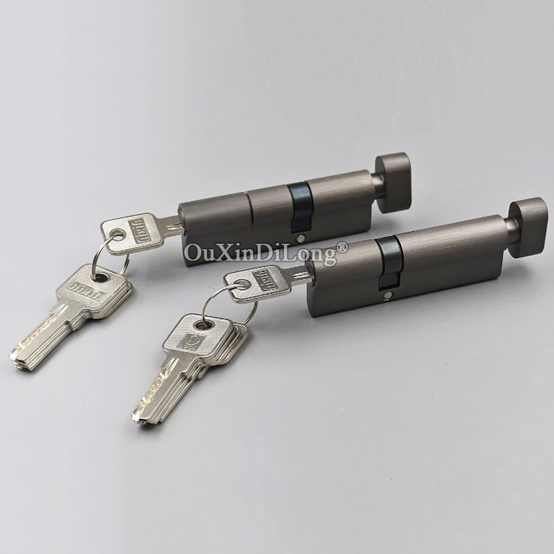 

Фирменная Новинка, 1 шт., твердый латунный европейский врезной цилиндр дверного замка, одинарный открытый частичный дверной замок, основный замок, запасные части + ключи