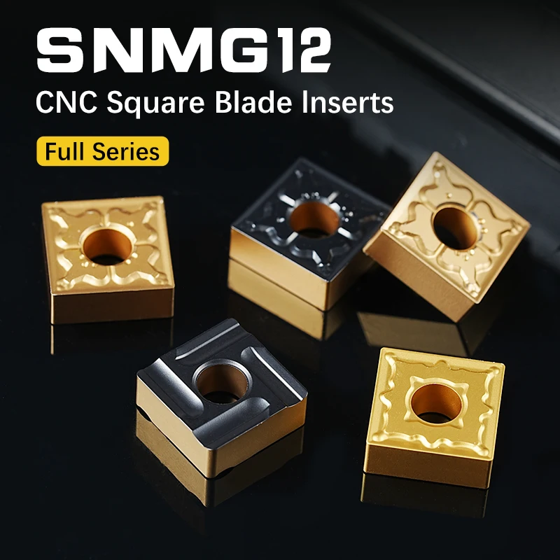 10pcs SNMG120404 SNMG120408 Carbide Insert for MSDNN MSSNR External Turning Tool SNMG R-S/L-S Blade Stainless Steel Cutter CNC L