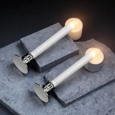 

2Pcs LED Electronic Lamp Simulated Long Pole Light for Wedding Party Festival Christmas Church Decoration