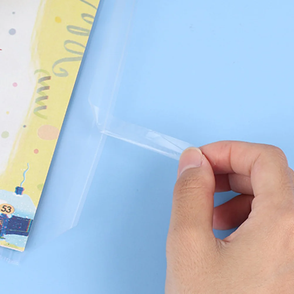 30Pcs Book Protective Cover Reusable Waterproof for Textbook Easy to Apply Anti-Scratch Dirt-Proof Book Film Students