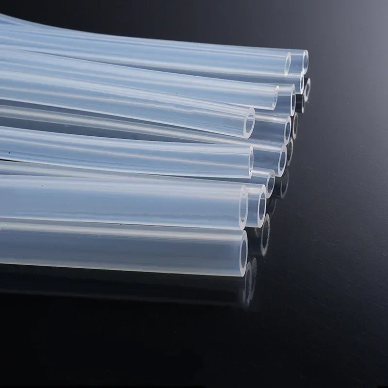 1M / 5M 10M Food Grade Clear Transparent Silicone Rubber Hose 4 5 6 7 8 9 10 11 12 14 16 mm Out Diameter Flexible Silicone Tube