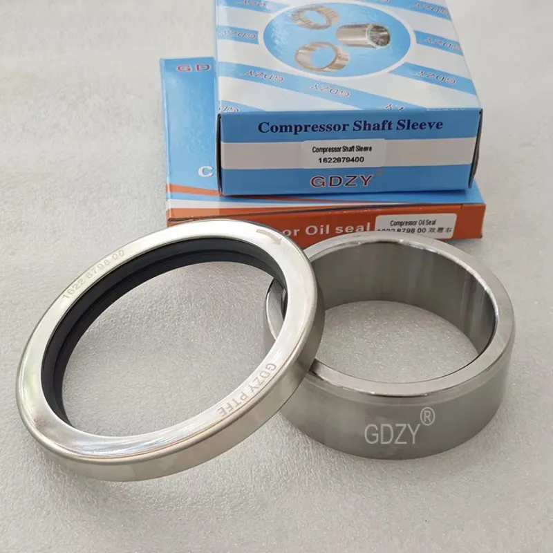 

Air Compressor Oil Seal Kit with Oil Seal 1622879800 and Shaft Sleeve 1622879400