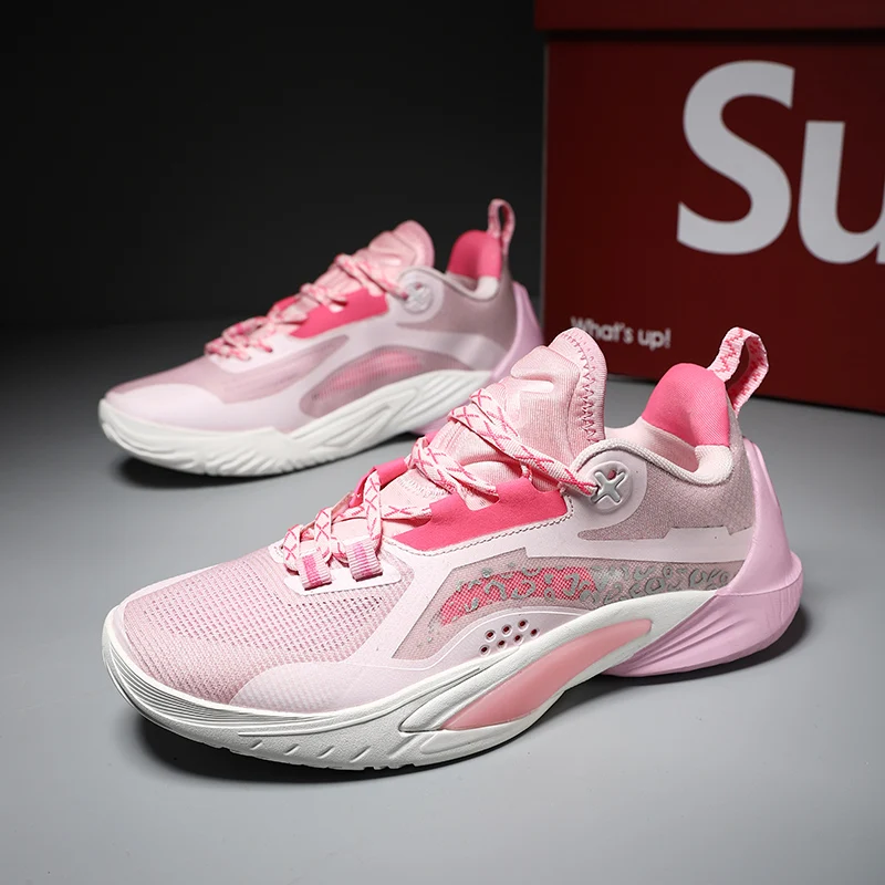 

2025Summer New Breathable Comfortable Lightweight High-Quality Basketball Shoes Trendy Fashion Couple Sneakers Four Colors36-45