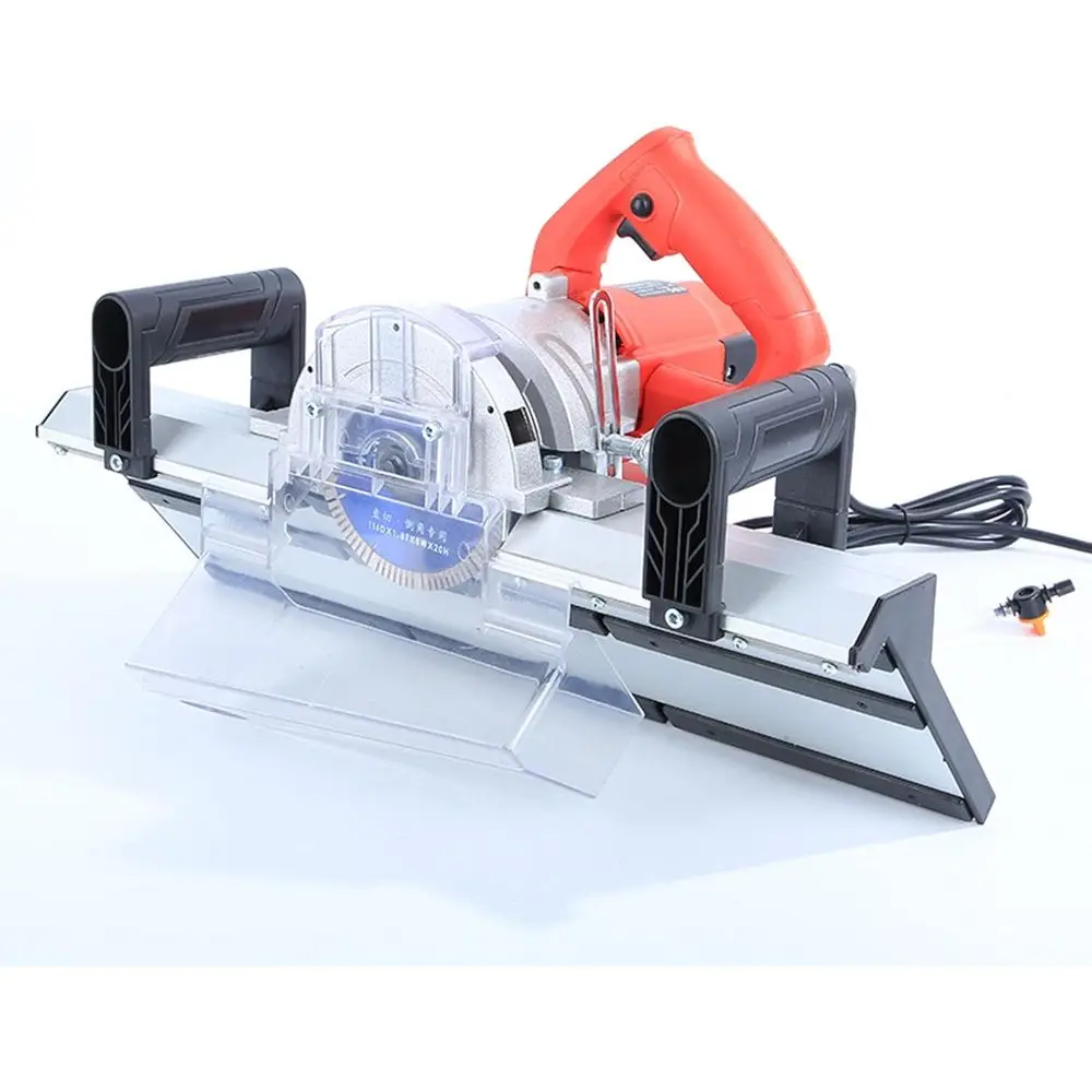

45 Degree Electric Tile Beveling Machine 13000RPM 1200W with 12V 2.2m Hose (US Plug)