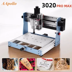 CNC 3020 Pro Max Engraving Machine, 300W Spindle Wood Router For Metal Acrylic, Milling Cutting Machine with Offline Controller