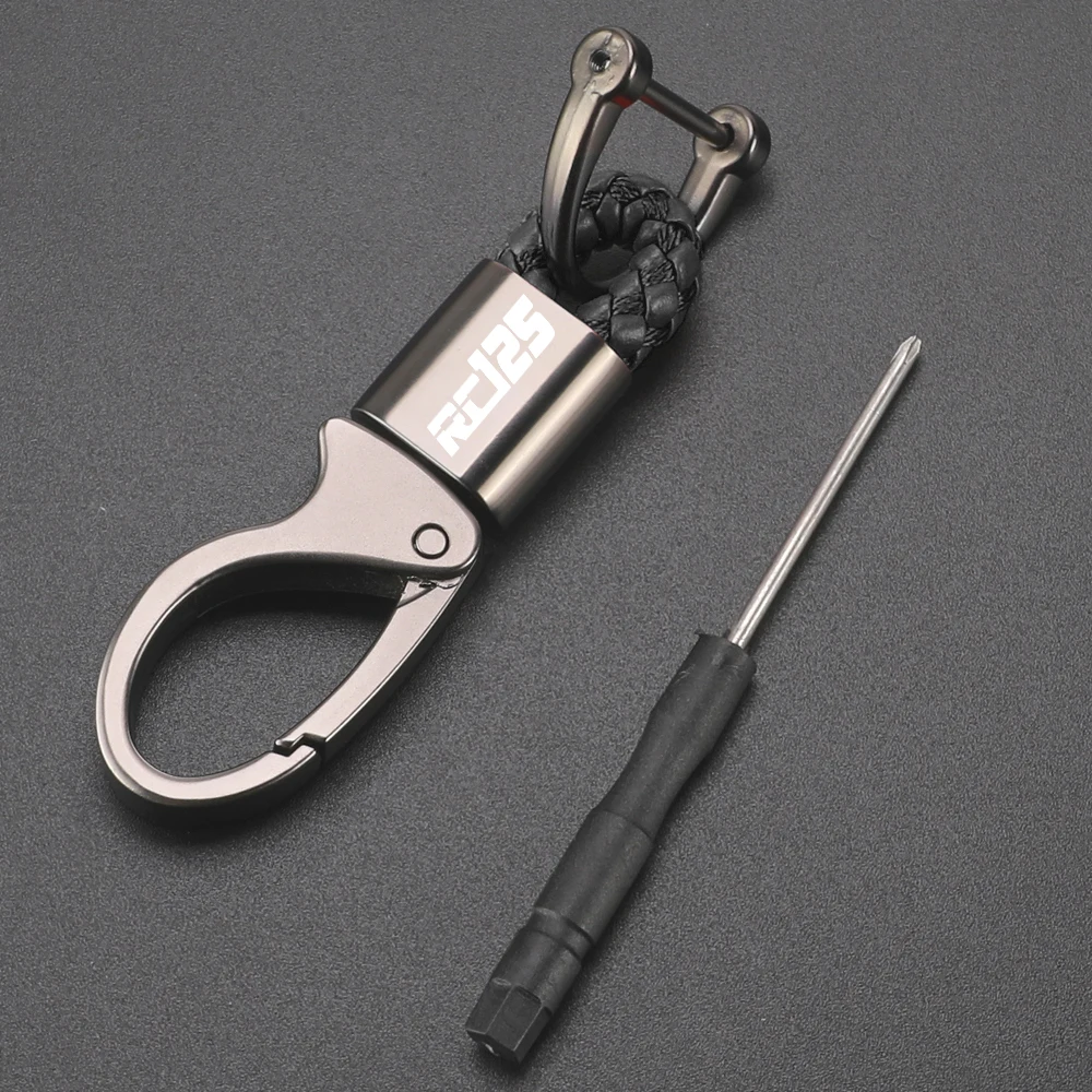 

New For RC125 RC 125 2011-2020 2021 2022 2023 2024 360° Rotable Keychain Keyring Key Chain Holder Lanyard Motorcycle Accessories