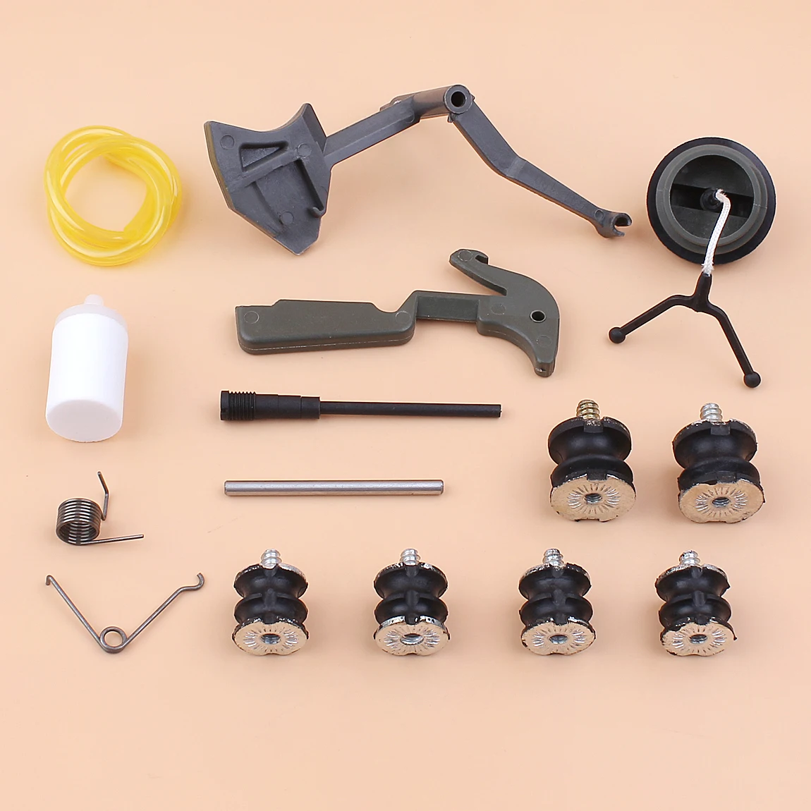 Set di supporti tampone isolatore grilletto acceleratore per Husqvarna 268 61 66 266 272 parti motosega motosierra gasolina