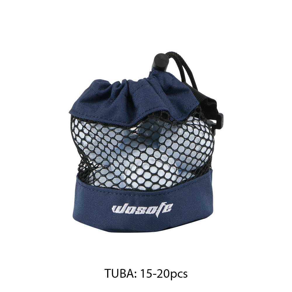 1pc Golf Ball Bag, Mesh Nylon Storage Ball Bag,Drawstring Holder, with Hanging Plastic Clip,Convenient To Hang On Golf Bag