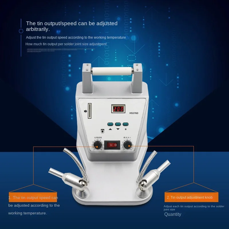 NEW NEW 120W Precision Digital Automatic Tin Machine Adjustable Speed Soldering Station for Electronic Component Soldering