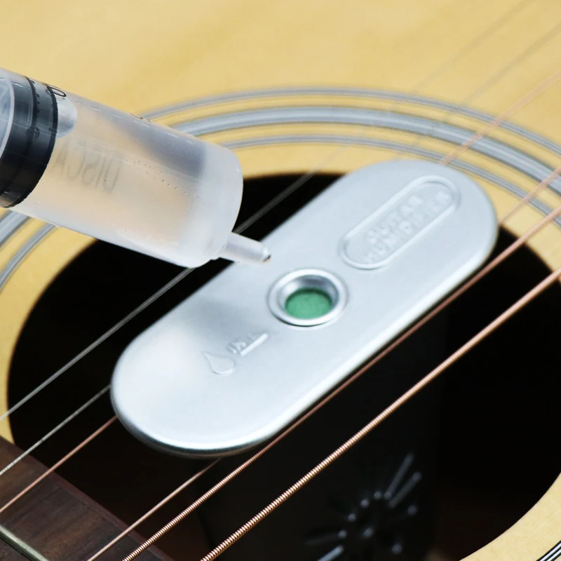 Gitarren-Luftbefeuchter, Schallloch-Luftbefeuchter für Akustikgitarre, Ukulele, universelle Rissprävention, geräuschloses Instrumentenpflegewerkzeug – Detail 14