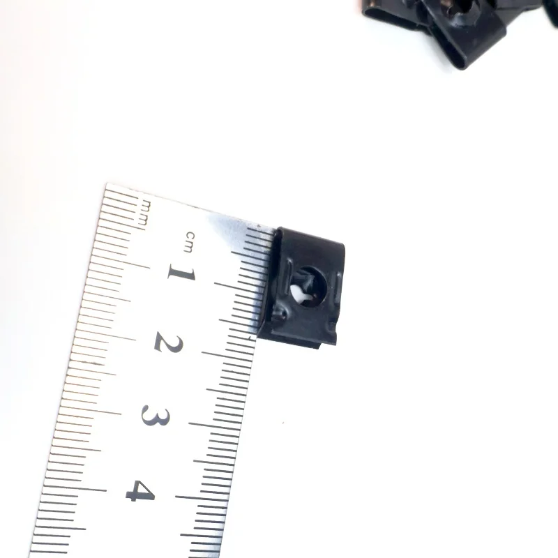 Clips de retenue en métal de type U pour voiture, moto, scooter, couverture de cyclomoteur, vert armée, fixation de pare-chocs autotaraudeuse, clip antirouille,