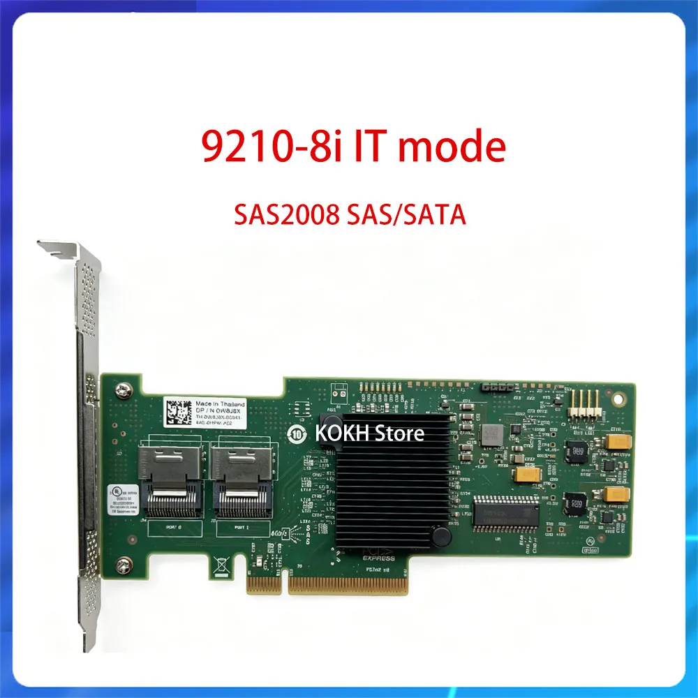 9210-8i-itモードlsi-sas2008-sata-sas-raidコントローラー拡張サーバーraidアレイカードパススルーカード