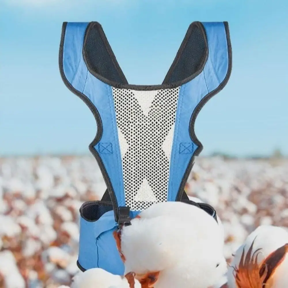 

Swaddle Wrap Baby Carrier Backpack Breathable Fabric Comfortable Baby Waist Stool Hands-Free Adjustable Straps