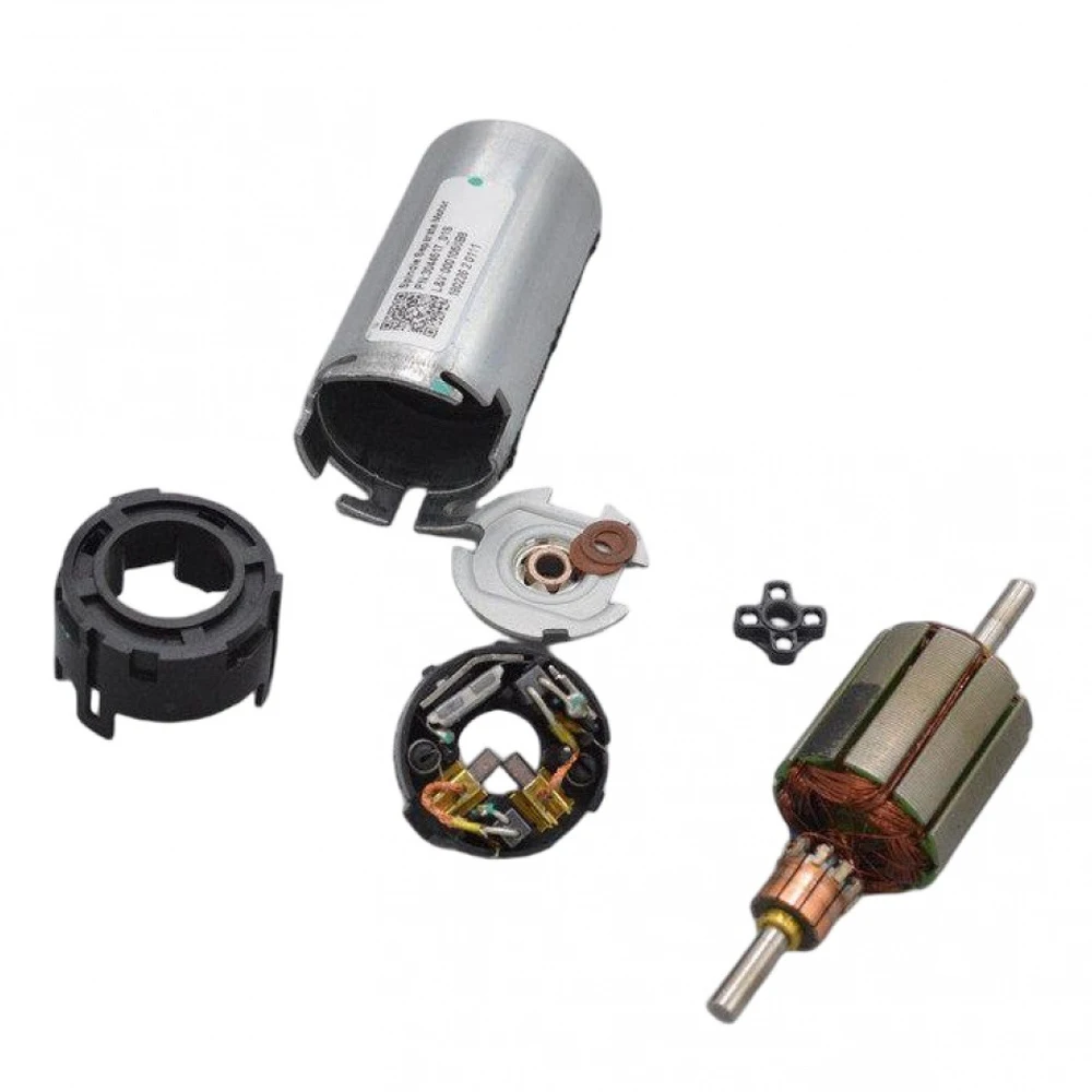 

Двигатель постоянного тока 6-12В с компенсацией, угольными щетками, сильным магнитом, высоким крутящим моментом, 10-ступенчатым ротором, автоматической остановкой при перегреве, 3200-6400 об/мин