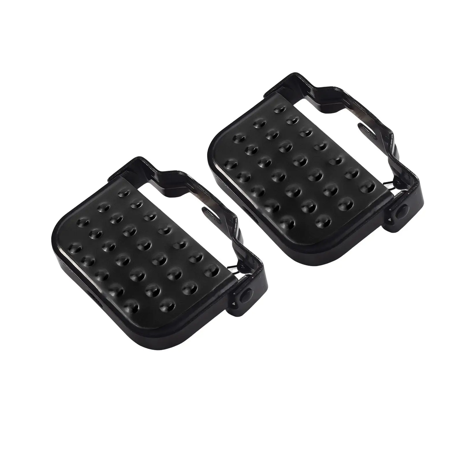 Bicycle Rear Pedals Folding Footrests Foldable Steel Step Stool Quick Release