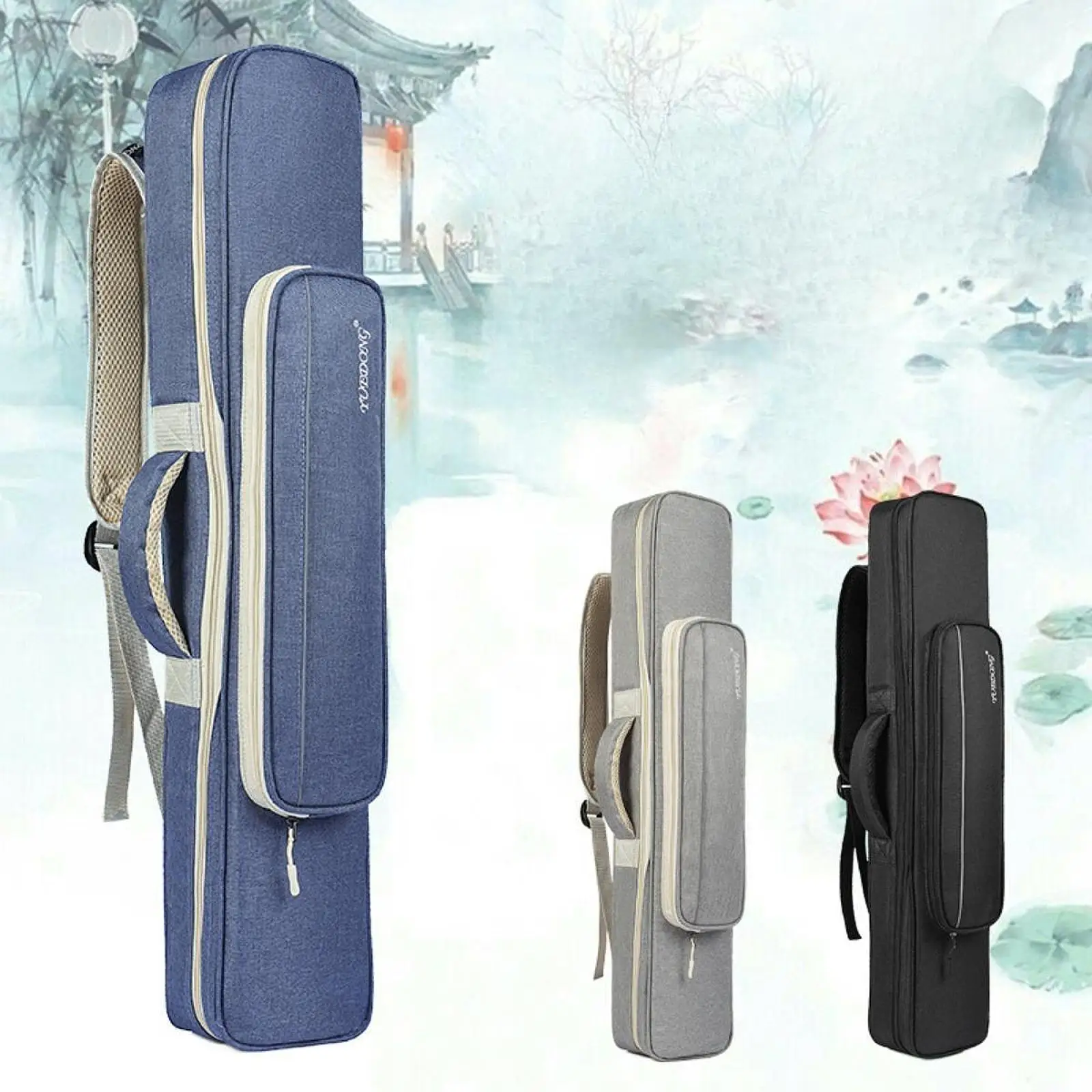 Pool Cue Case 3x4 Carrier Compact Biljartbenodigdheden 1/2 Snooker Biljartkeu Gevallen Stofdicht Pool Cue Pouch Pool Stick Case