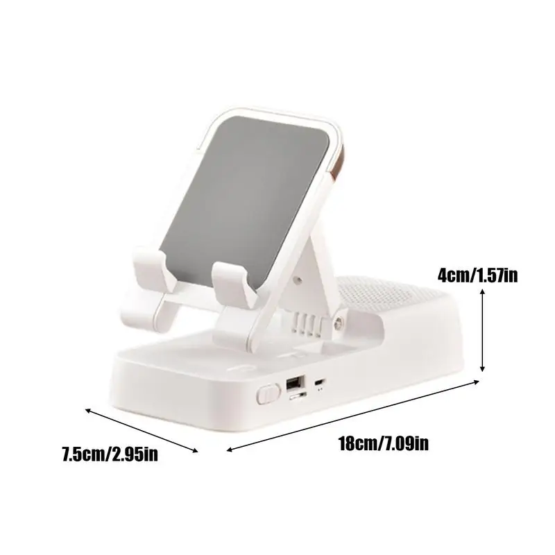 Phone Stand With Speaker Portable Phone Stand Phone Holder With Speaker Adjustable Cellphone Stand Foldable Mobile Phone Stand